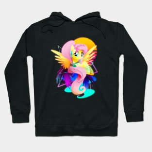 Synthwave Fluttershy Hoodie